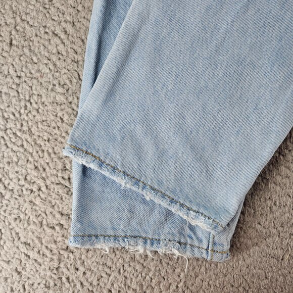 Levis Premium Jeans Women‎ 25 (23x27) Blue Wedgie Straight Distressed Light Wash - Picture 16 of 16